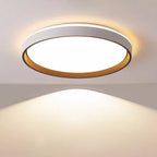 Modern Round LED Flush Mount Ceiling Light – Dimmable Options
