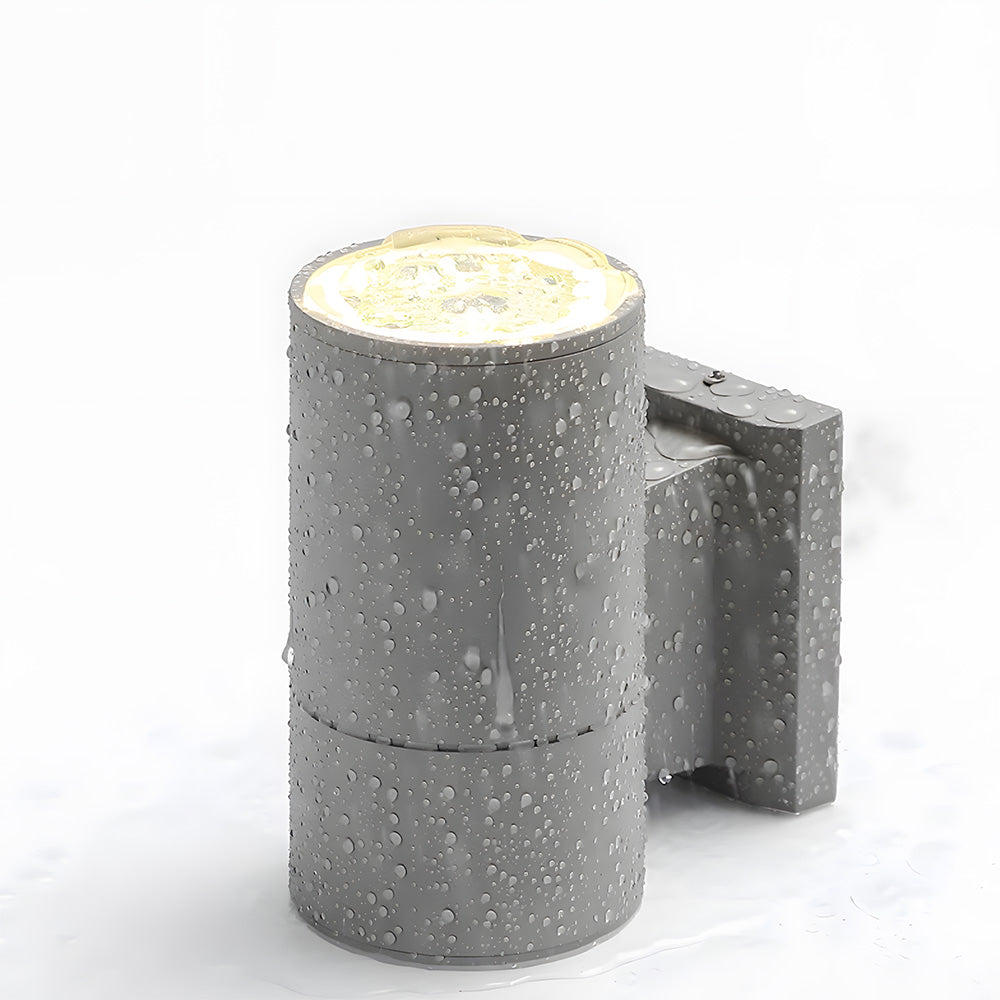 Cylinder LED Outdoor Wall Light – IP65, Up-Down Beam