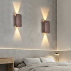 Modern up-down indoor wall sconce