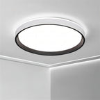 Modern Round LED Flush Mount Ceiling Light – Dimmable Options