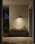 Semi-circle LED wall light