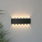 Geometric Up-Down LED Outdoor Wall Light – IP65, 2W to 12W