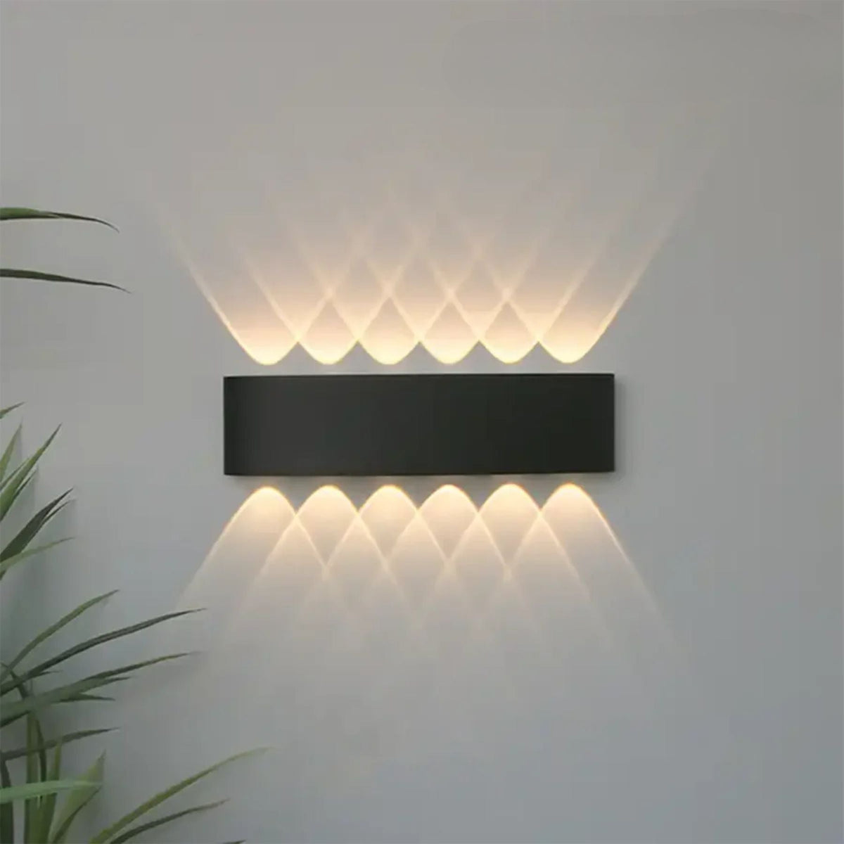 Geometric Up-Down LED Outdoor Wall Light – IP65, 2W to 12W