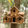 Rustic Wooden Hanging Birdhouse
