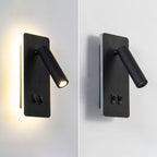 Adjustable LED Spotlight Wall Sconce with Ambient Backlight