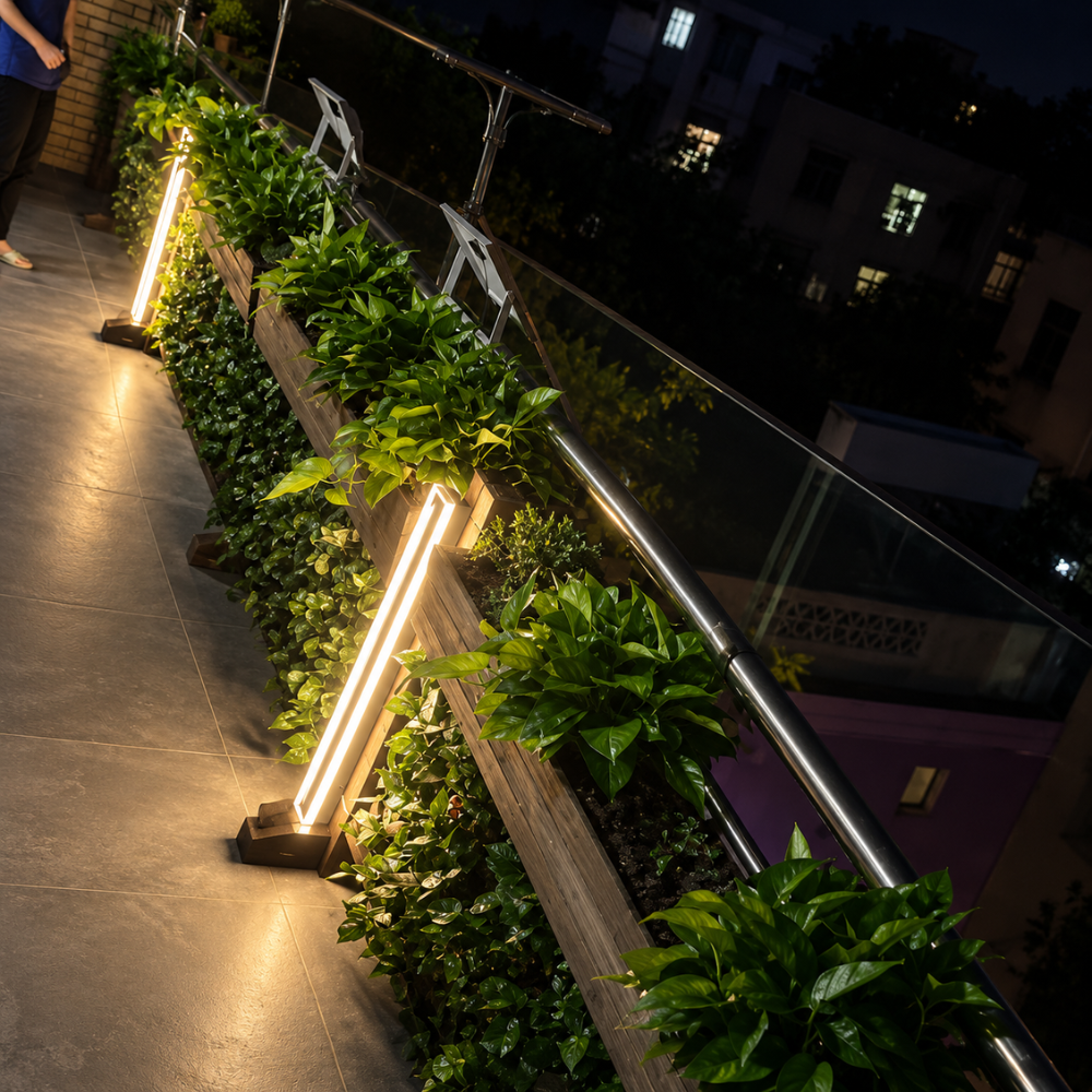 Architectural Vertical LED Wall Light – Remote, RGB & Motion Options