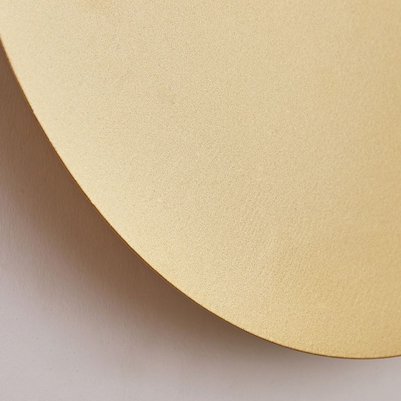 Minimalist Round Halo LED Wall Sconce – Black, White or Gold