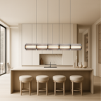 Linear Cylinder Glass Pendant – 3, 4 or 5 Lights