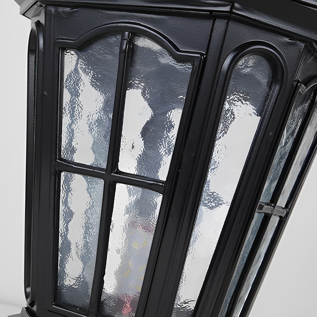 Classic Lantern Outdoor Post Light – Solar or Wired