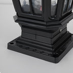 Classic Lantern Outdoor Post Light – Solar or Wired