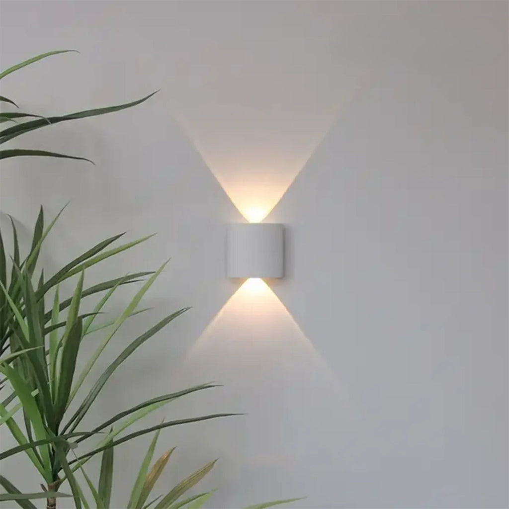 Geometric Up-Down LED Outdoor Wall Light – IP65, 2W to 12W