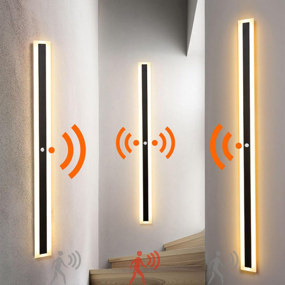Architectural Vertical LED Wall Light – Remote, RGB & Motion Options