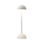 Rechargeable Cordless LED Table Lamp with Dome Shade & Touch Dimmer