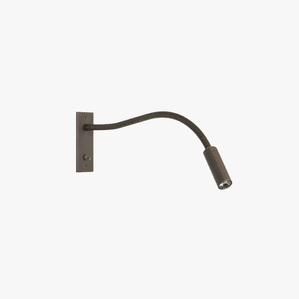 Flexible Gooseneck LED Wall Reading Light – Nickel or Chrome