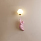 Bear Balloon Wall Lamp for Kids' Rooms