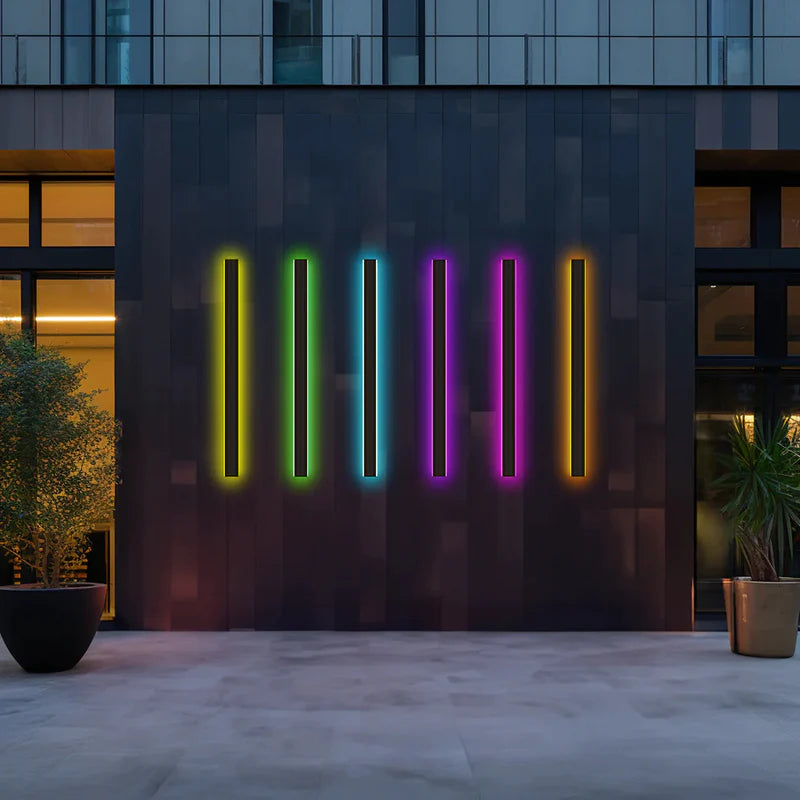 Architectural Vertical LED Wall Light – Remote, RGB & Motion Options