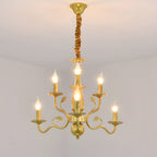 Flemish-Style Curved Arm Chandelier – 6, 12 or 16 Lights