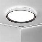 Modern Round LED Flush Mount Ceiling Light – Dimmable Options