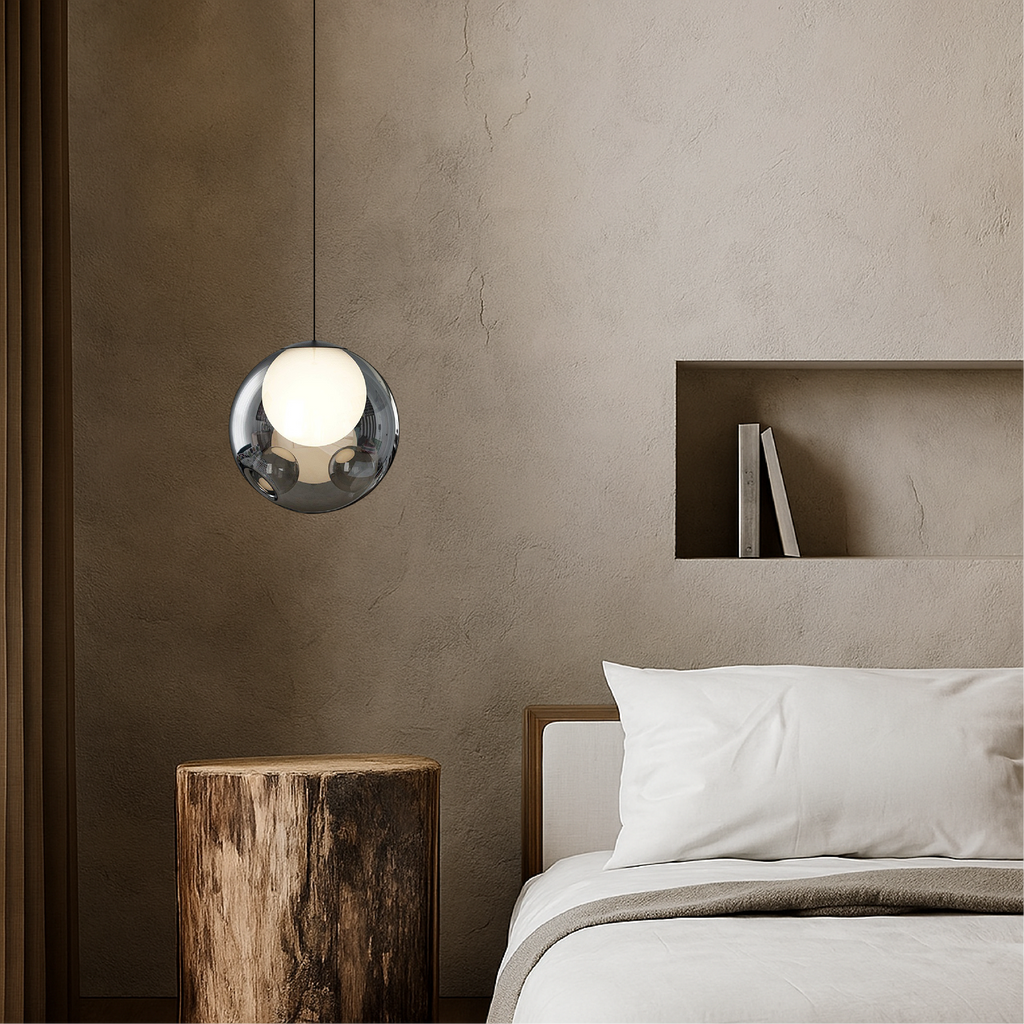 Glossy Glass Mini Pendant Light – 6.3"