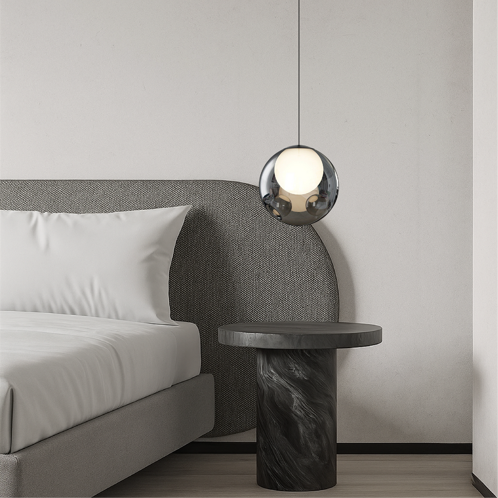 Glossy Glass Mini Pendant Light – 6.3"