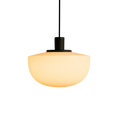 Contemporary Curved Resin Pendant Light