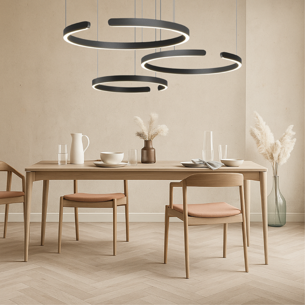 3-Ring LED Scandinavian Pendant Light