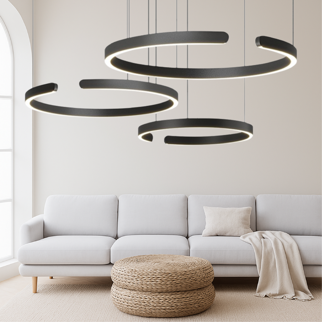 3-Ring LED Scandinavian Pendant Light