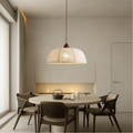 Scandinavian fabric pendant light