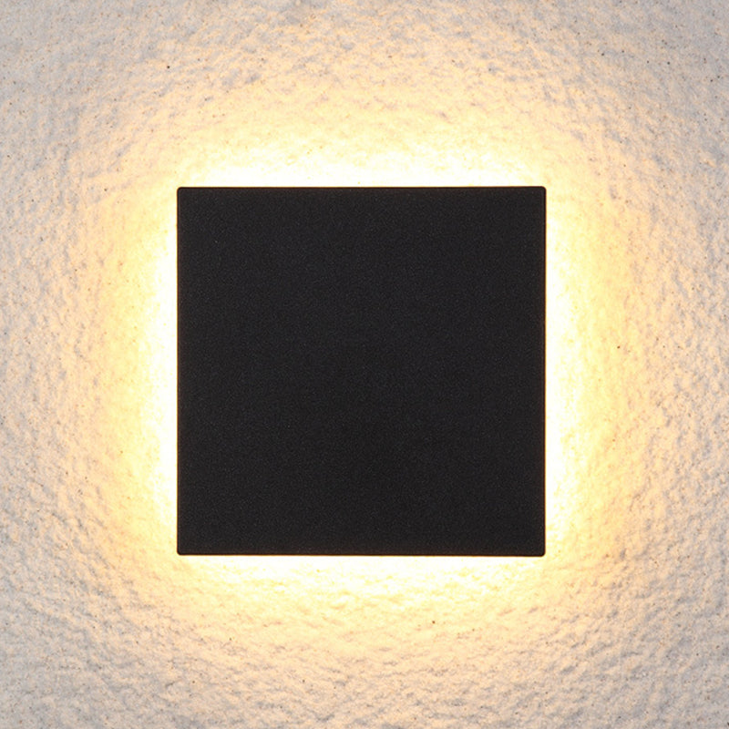 Minimalist LED Wall Sconce – Round or Square, Motion Sensor Option