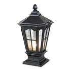 Classic Lantern Outdoor Post Light – Solar or Wired