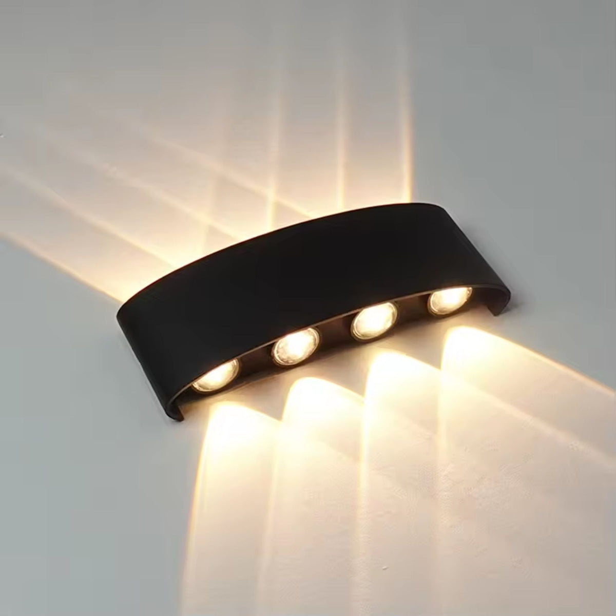 Geometric Up-Down LED Outdoor Wall Light – IP65, 2W to 12W