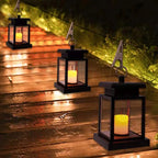 Solar LED Flickering Candle Lantern – Set of 2 or 4