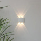 Geometric Up-Down LED Outdoor Wall Light – IP65, 2W to 12W