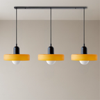 Bauhaus Triple Glass Pendant Light – 39" Wide