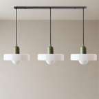 Bauhaus Triple Glass Pendant Light – 39" Wide