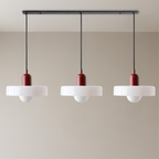 Bauhaus Triple Glass Pendant Light – 39" Wide