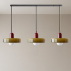 Bauhaus Triple Glass Pendant Light – 39" Wide