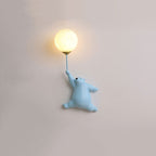 Bear Balloon Wall Lamp for Kids' Rooms