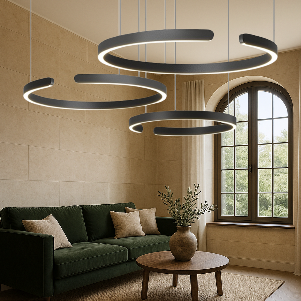 3-Ring LED Scandinavian Pendant Light