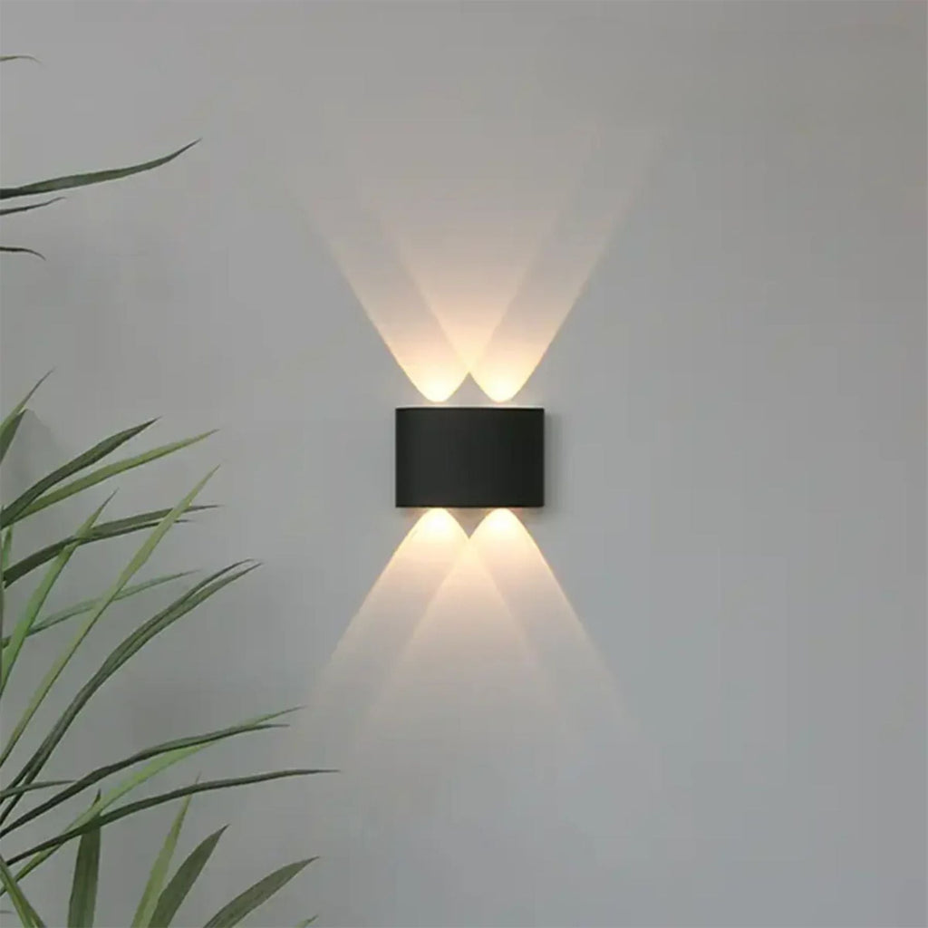 Geometric Up-Down LED Outdoor Wall Light – IP65, 2W to 12W