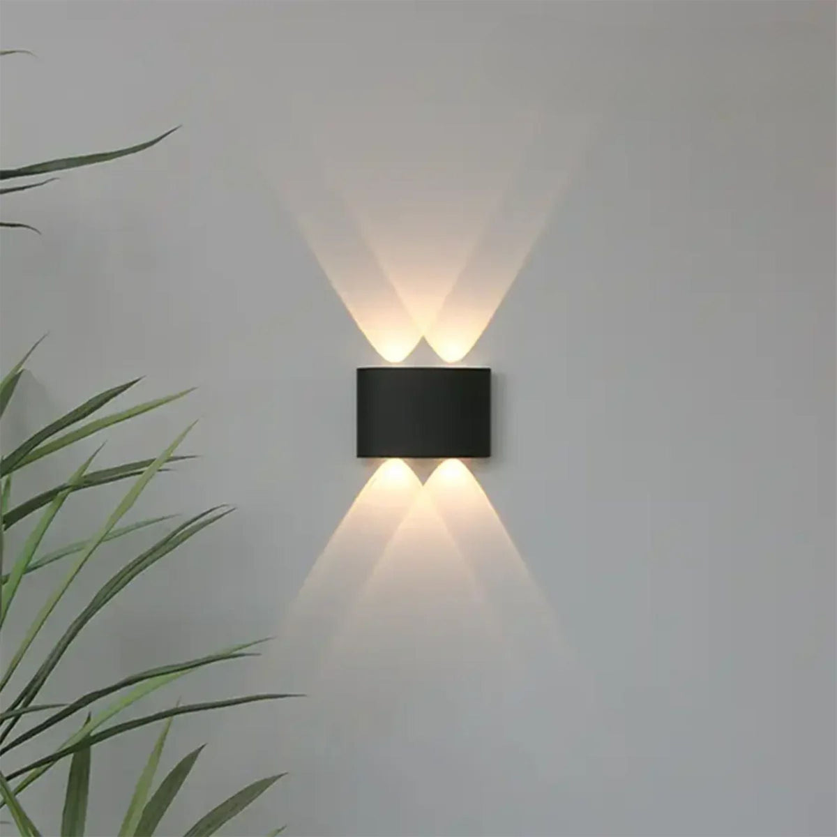 Geometric Up-Down LED Outdoor Wall Light – IP65, 2W to 12W