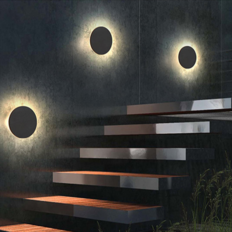 Minimalist LED Wall Sconce – Round or Square, Motion Sensor Option