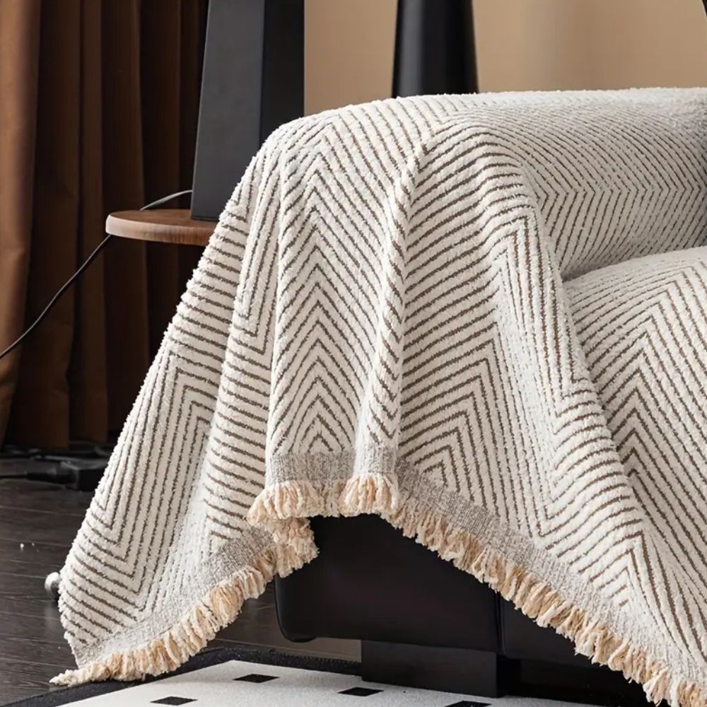 Herringbone Sofa Slipcover – Couch Protector