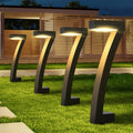 Curved Solar LED Garden Bollard Lights – 6 or 12 Pack