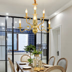Flemish-Style Curved Arm Chandelier – 6, 12 or 16 Lights