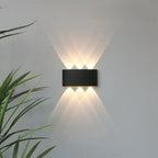 Geometric Up-Down LED Outdoor Wall Light – IP65, 2W to 12W