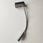 Flexible Gooseneck LED Wall Reading Light – Nickel or Chrome