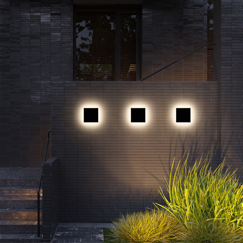 Minimalist LED Wall Sconce – Round or Square, Motion Sensor Option