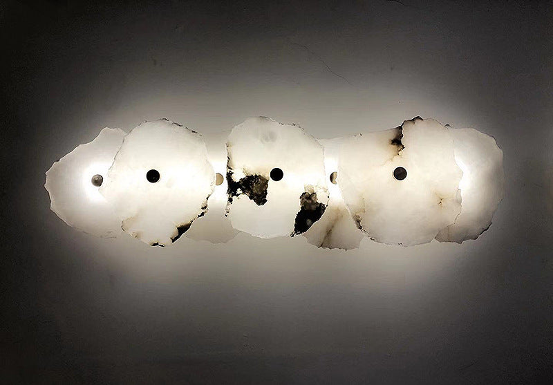 Organic Stone-Look LED Wall Sconce – 1 to 7 Lights