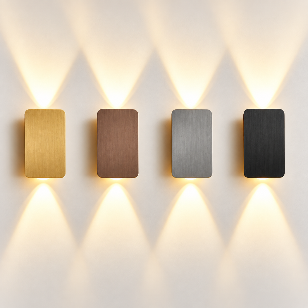 Modern Up-Down Indoor Wall Sconce – 5 Finishes